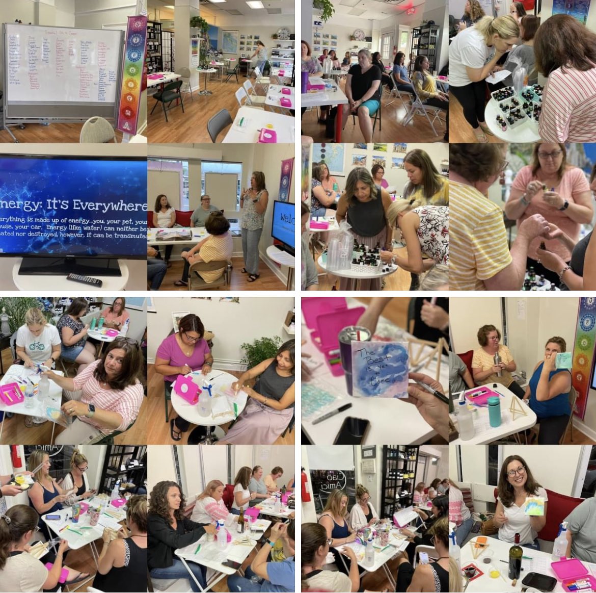 Grownup girls need empowerment too! Last night @Happygirlssparkle.com along with @littlefloweressentialoil.com presented our first Women’s Wellness Retreat. It was a huge success! Looking forward to presenting more of these in the future! #wellness #women #retreat #Manifest