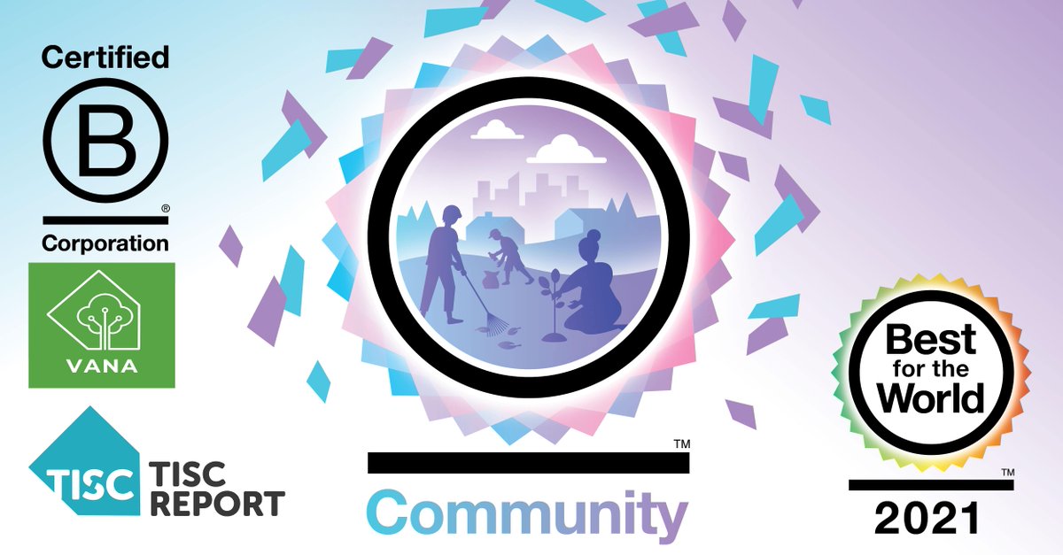 tiscreport's tweet photo. Out of 4000 Certified @BCorporations worldwide, we’re in the top 5% for our community initiatives @tiscreport @project_vana! Our communities have paved the way for our achievement. Proud to be #BestForTheWorld @BCorpCommunity #BFTW2021 #ModernSlavery
https://t.co/L1N2MsSzCW https://t.co/d4IADF7etW