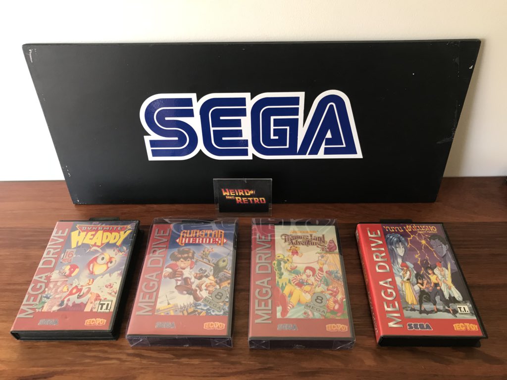 WeirdAndRetro's tweet photo. All 4 #SEGA Mega-Drive #TecToy releases CIB (taken roughly FOREVER to track all 4 down complete with manuals!!!! π§π· #TreasuredCollection https://t.co/UUa86LgIsQ