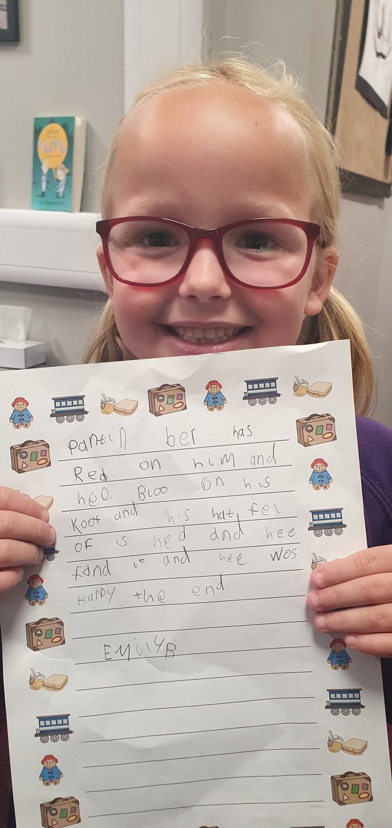 Galley_Hill's tweet photo. Might be the end of term, but we love writing 😍 As we are in our new classes this week, we thought we would show how amazing we all are @sue_cove @GalleyH_English @Talk4Writing @PieCorbett #eyfs #y1 #y2 https://t.co/F4Nw1abk8m