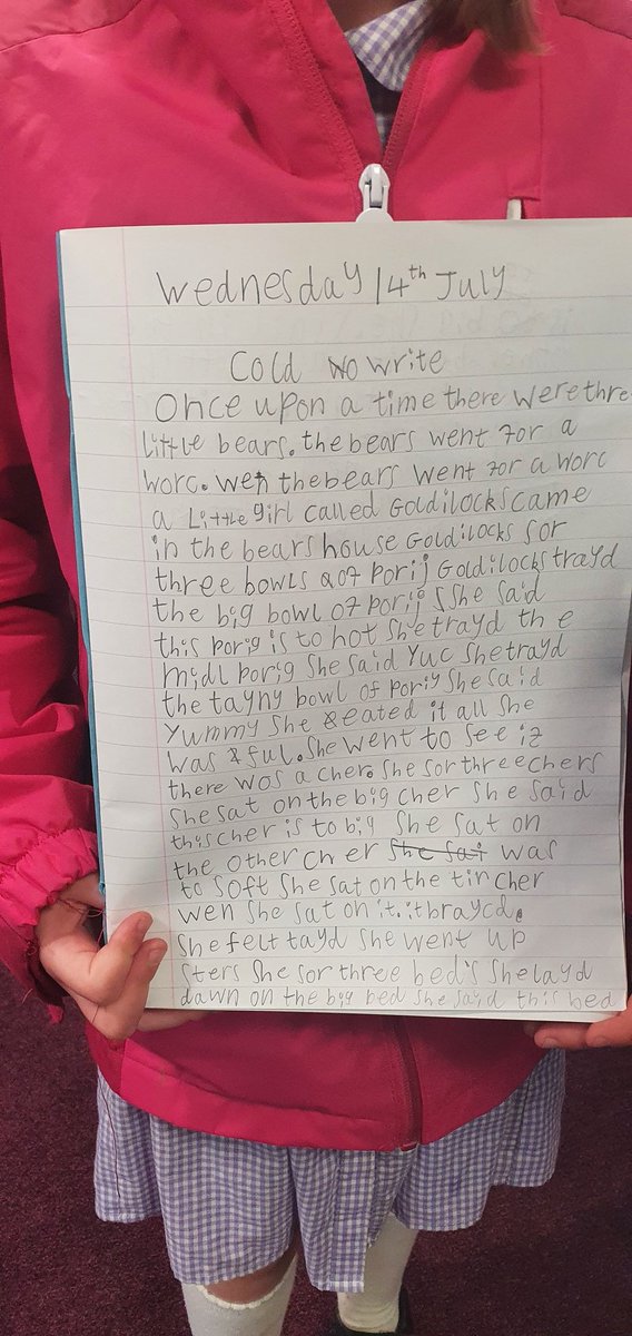 Galley_Hill's tweet photo. Might be the end of term, but we love writing 😍 As we are in our new classes this week, we thought we would show how amazing we all are @sue_cove @GalleyH_English @Talk4Writing @PieCorbett #eyfs #y1 #y2 https://t.co/F4Nw1abk8m