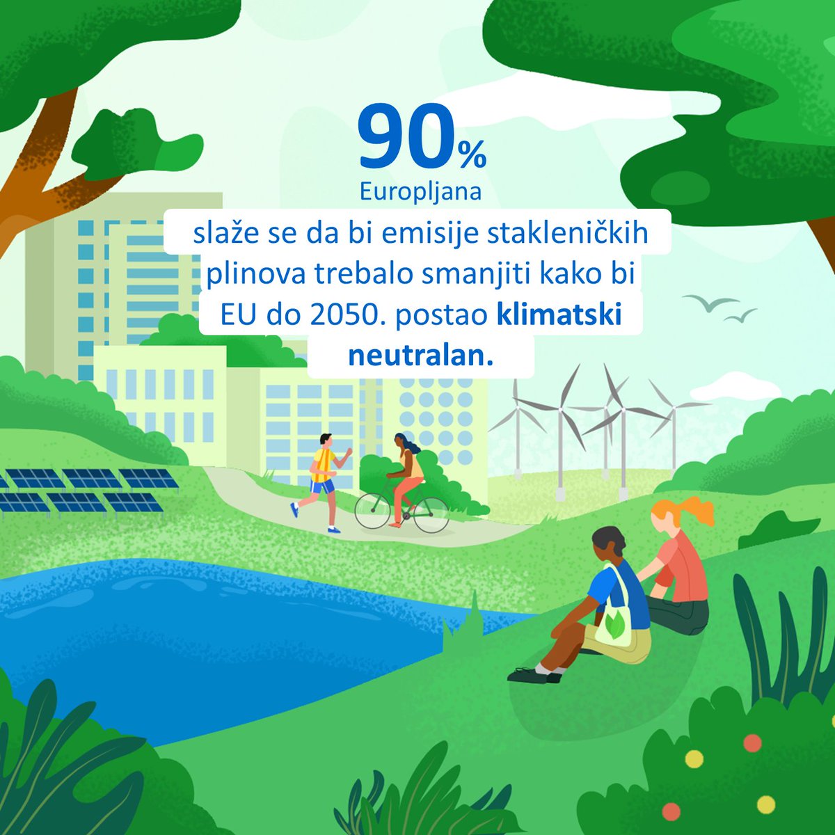 EK_Hrvatska's tweet photo. 🟢 #Eurobarometer 👉 europski 🇪🇺 građani smatraju da su klimatske promjene najveći globalni problem: 9⃣3⃣ % ispitanika smatra da su one ozbiljan problem.

#ClimateChange #EUGreenDeal #ClimateNeutralEU #ClimateActionEU @EUClimateAction

🟢 Saznajte više 👇