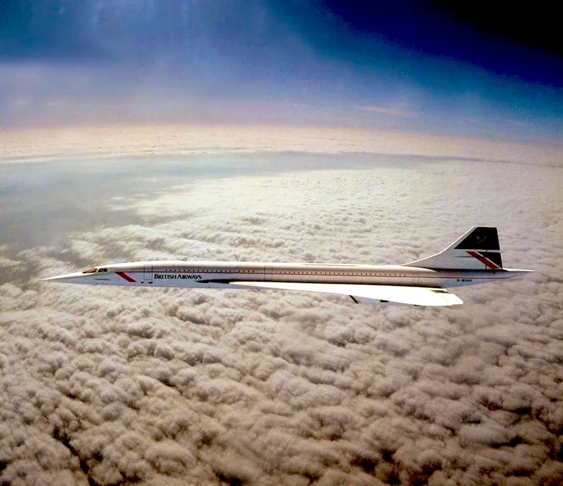 I 80s On Twitter Taken In April 1985 This Cool Photo Is The Only Picture Of Concorde Flying At Supersonic Speed