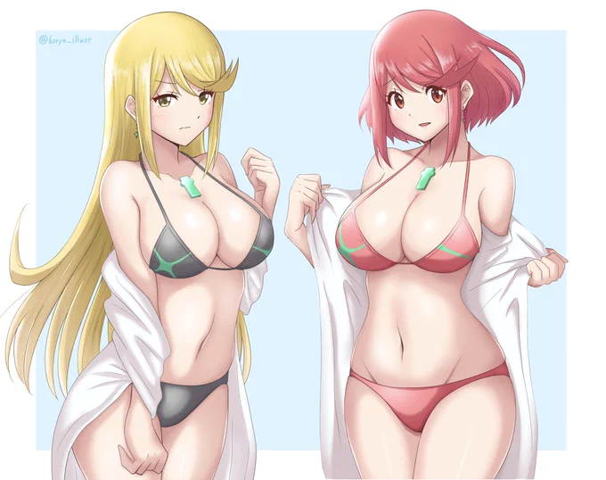 2人並べてみました✌️ 