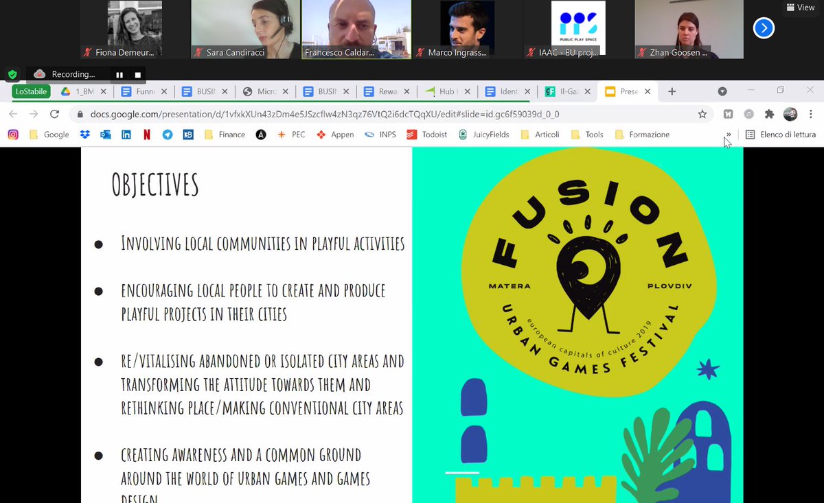 The next Keynote Speaker is FRANCESCO CALDAROLA, founder of CapitalSud, an association dedicated to social and cultural innovation within the field of urban regeneration. He is presenting the Fusion Urban Games Festival.

Don’t miss out!
#Gamification #Play #Community