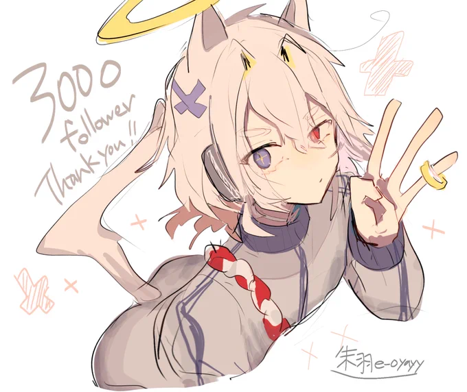 改めて3000フォロワーありがとうございます!これからもヨロシクですー! 