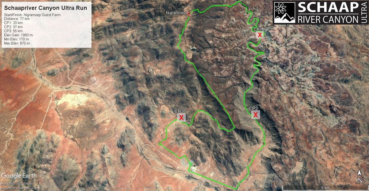New exciting route for the Schaap River Canyon Ultra
Race Village: Nigramoep Guest Farm
Date: 21 August 2021
Field is limited to only 50 Runners!
Info &amp; online entries: namaquaquest.co.za/schaap-river-c…