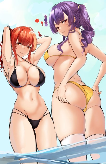 ザラの黒ビキニすき
ポーラのガキ水着きらい 