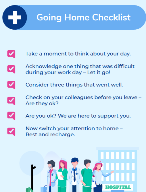 JaredCawley's tweet image. As this academic year comes to an end, I have started to think about what strategies and boundaries I am going to put in place to protect my mental health and work-life balance ... #GoingHomeChecklist Something the #NHS use. I&apos;ll be using this as I leave.

checkify.com/wp-content/upl…