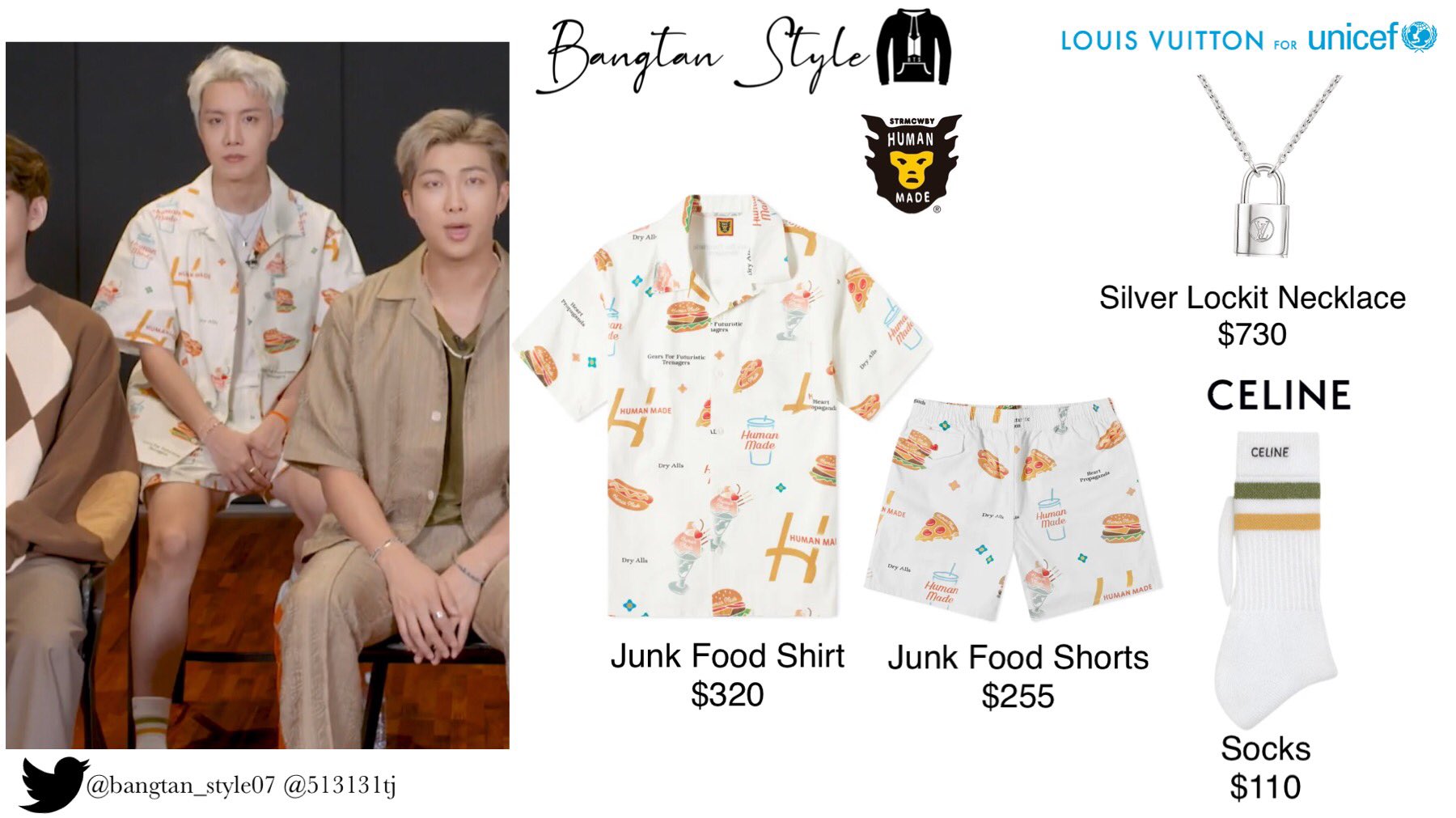 Bangtan Style⁷ (slow) on X: BTS on You Quiz On The Block BTS OUTFITS [ Louis  Vuitton] #SUGA #JIN #RM @BTS_twt  / X