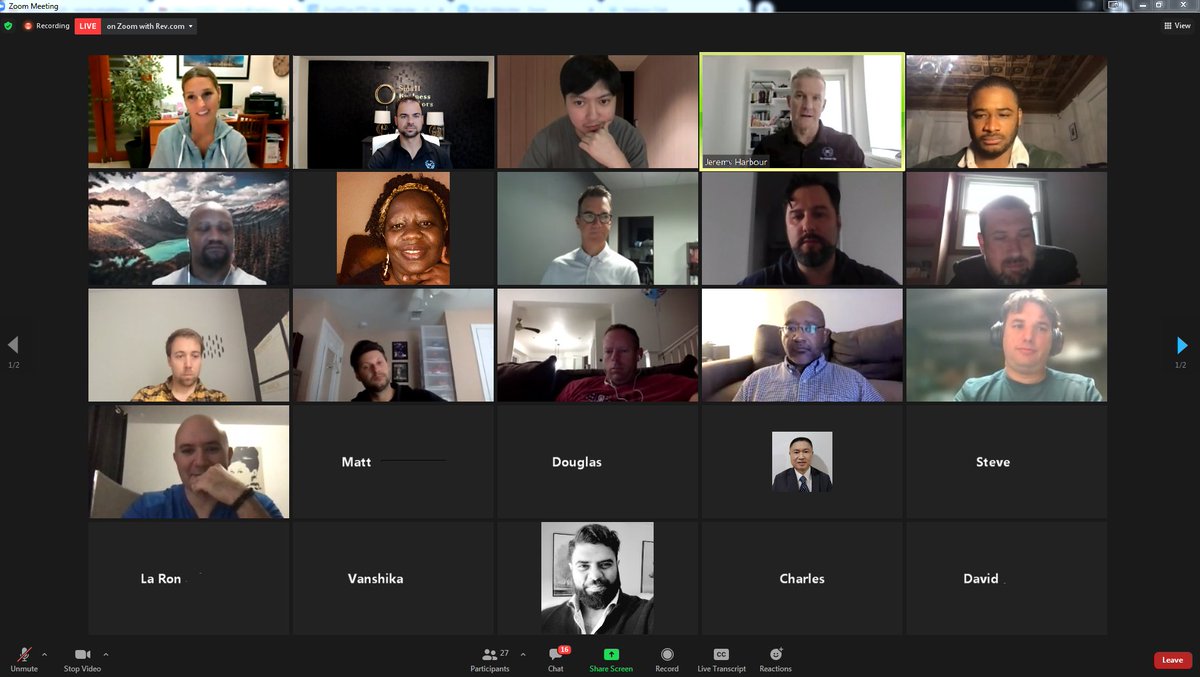 JeremyJHarbour's tweet photo. Screenshot on Day 3/3 of our US/UK Harbour Club course today. #GoDoDeals https://t.co/VWvnDxVLjt