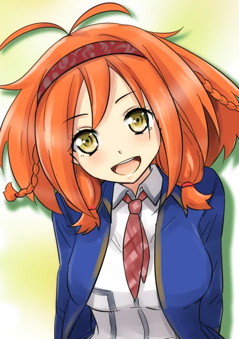 #グリモア お久しぶりです、ていなです。約1ヵ月ぶりに絵を描きましたよ。PCとかネットとか、まだ本調子ではない、かな。とりあえずヤヨイちゃんを(^^ 