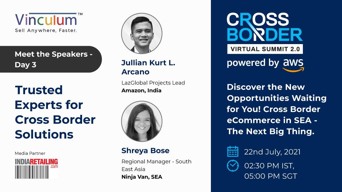 Vin_Omnichannel's tweet photo. A big thing is on its way for #SEA markets! Join us to decode the way to #scale your #business in SEA with Cross Border #eCommerce experts only at #CrossBorderVirtualSummit 2.0!
Register Now - https://t.co/w02pI5ZkoY
#VinculumSolutions #SellAnywhereFaster #lazada #NinjaVan https://t.co/b3evvBc84U