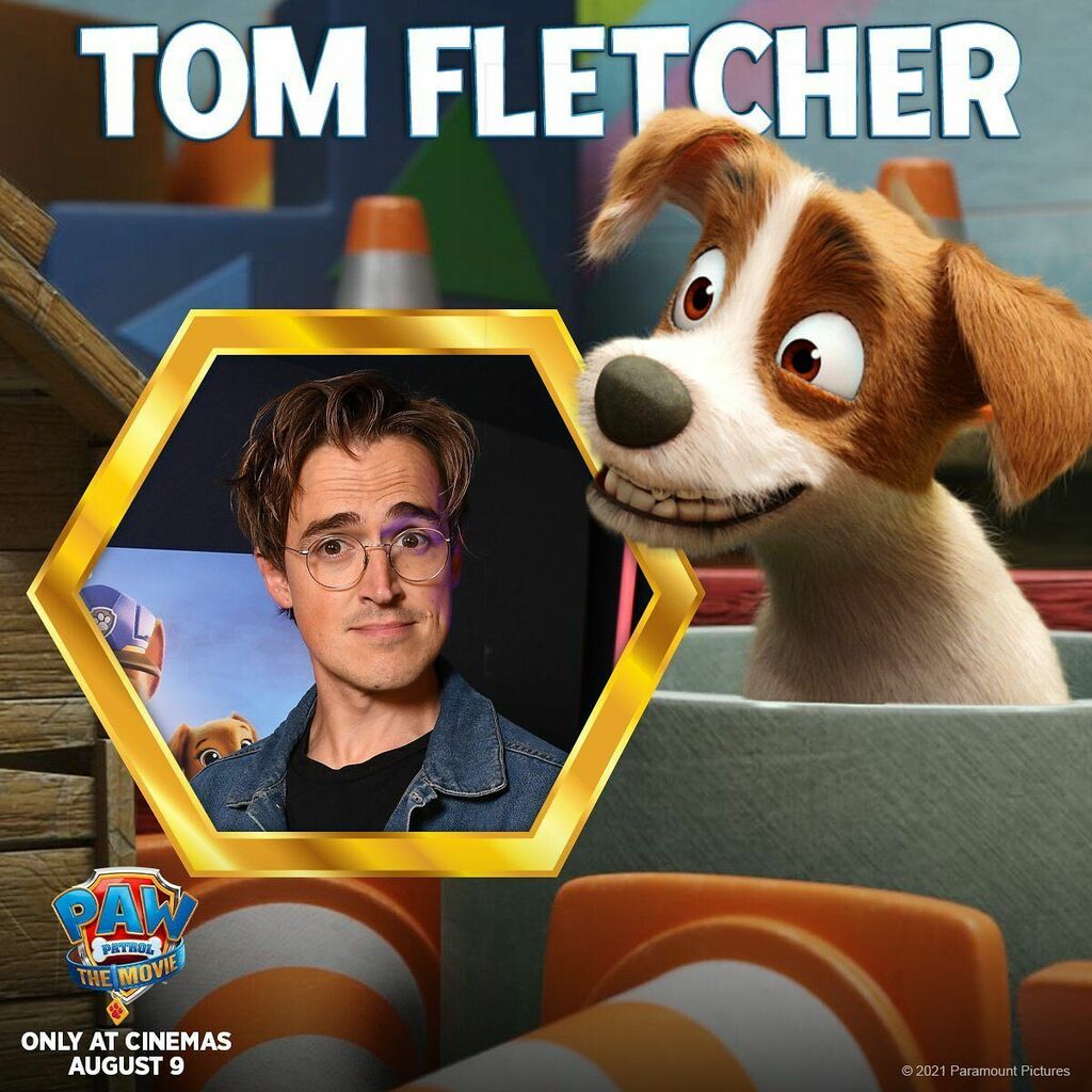 TomFletcher's tweet photo. If my kids don’t think I’m cool after this they NEVER will! I’m voicing this awesome little fella in PAW PATROL: THE MOVIE! We can’t wait to see this film (out August 9th)! 🐾🍿🎞 #pawpatrol https://t.co/tbgCnIwkm3 https://t.co/xyi0pD2MgF