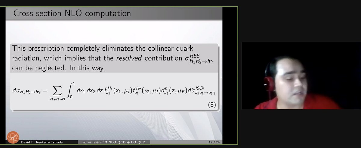 PARTICLEFACE's tweet photo. A talk from the other side of the Atlantic, by master student David F. Renteria-Estrada from @UASinaloa at COST Action CA16201 @PARTICLEFACE hybrid meeting https://t.co/T6v1vUp0At https://t.co/p75skyuWYB