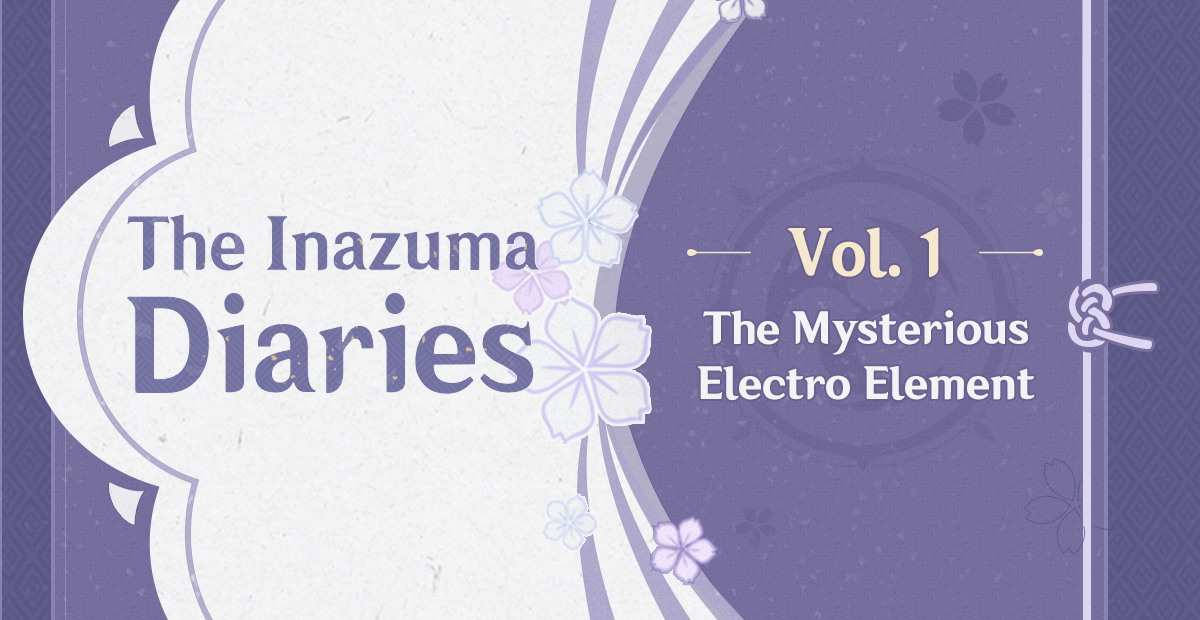 The #Inazuma Diaries Vol. 1: The Mysterious Electro Element Hi Travelers~ Our journey to Inazuma is about to begin. What lies in store in this land that is suffused with Electro? Let's find out! View Details Here: hoyolab.com/genshin/articl… #GenshinImpact