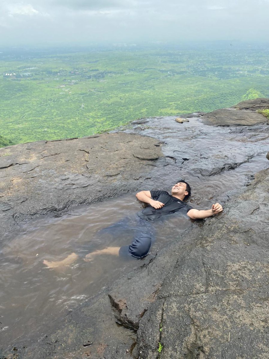 Swimming in nature's jacuzzi!!! 
Bliss!!! ❤️❤️❤️