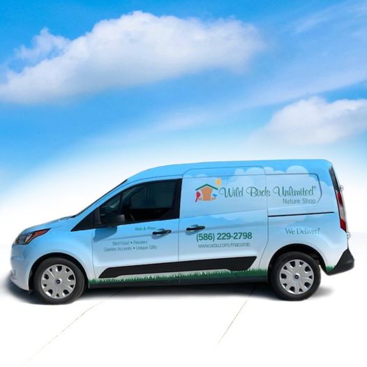 tkographix's tweet image. We're on cloud nine about these Wild Birds Unlimited vehicle wraps. 
Did you know that Wild Birds Unlimited has more than 300 locations across the US and Canada?
#vehiclewraps #fleetgraphics #tkographix #DriveYourBrand