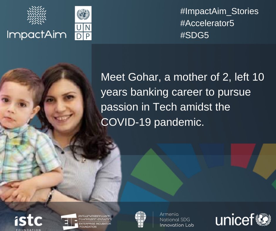 It is never too late to start it over: bit.ly/3xGlpCT

Meet Gohar, who was one of #Accelerator5's participants and is a mother of two.  She one day left her job to turn a new page in her career  🙌🏻

<a href="/UNDPArmenia/">UNDP in Armenia</a> <a href="/IstcArmenia/">ISTC Foundation</a> <a href="/unicefarmenia/">UNICEF Armenia</a> <a href="/eif_hightech/">EIF</a> #MPTF