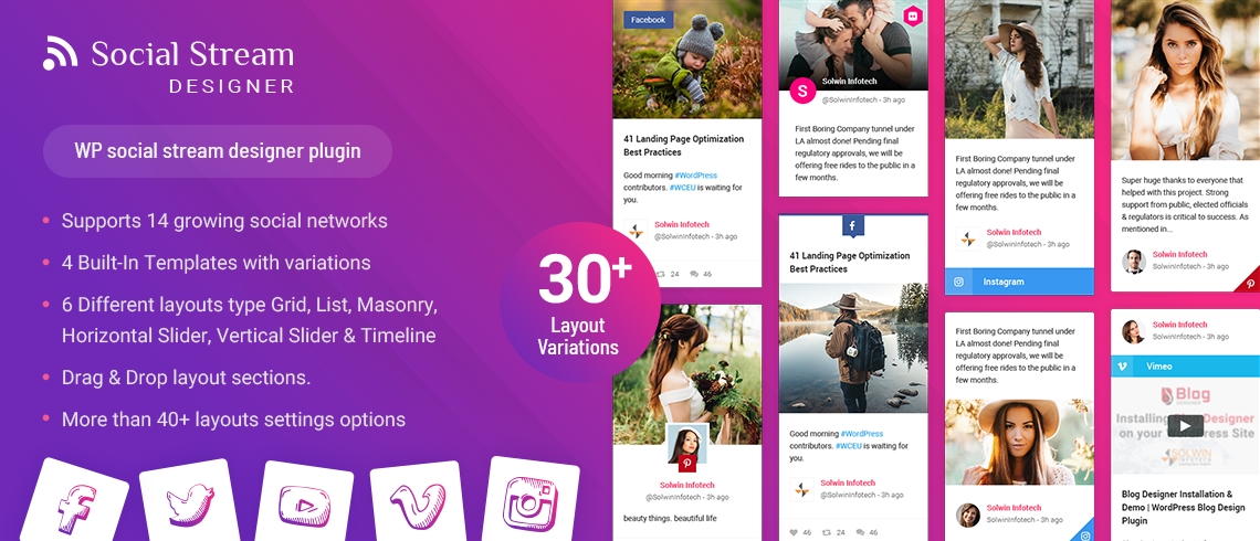 MichaelAmaral81's tweet image. Embed Twitter feeds in a WordPress site easily with the #SocialStreamDesigner WordPress plugin.
You can embed:

✅Home #Timeline
✅User #Feed
✅#Hashtags
✅User Lists

View Demo: bit.ly/3beizK8  

#socialstream #WordPress #Website #webdevlopment #Twitter #SocialMedia