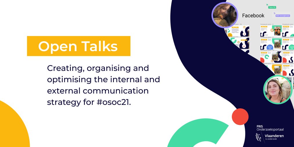 osocode's tweet photo. The #osoc21 communication team is sponsored by @Departement_EWI (FRIS), the Flemish portal bringing researchers together. With their project, Open Talks, they create, organise and optimise our communication strategy. 🧑‍💻💬Discover more at our Demo Day: https://t.co/NIsBIOXHjm https://t.co/KtARkHzn7X