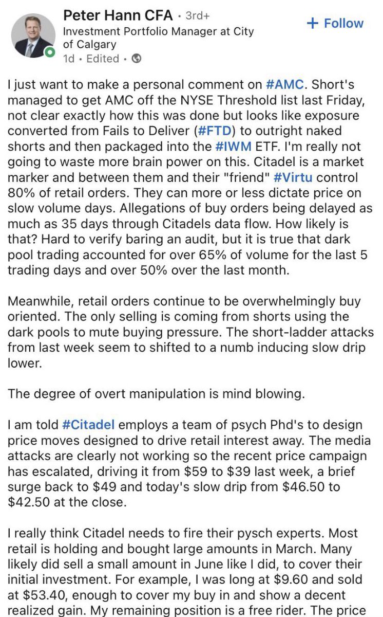 InsightHustles's tweet photo. They got to him. Here’s a potato 🥔 $Amc $Gme https://t.co/lgb6wV7CVv