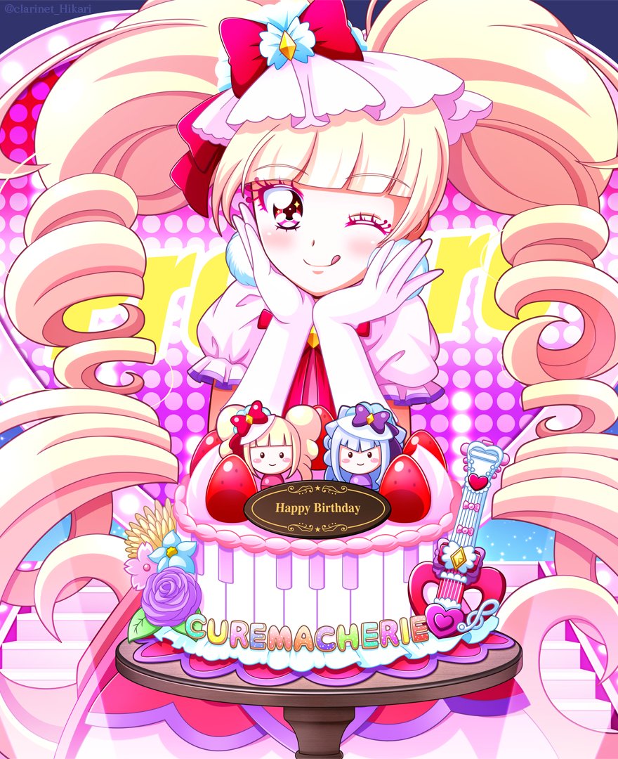 ひかりるか Hugっと プリキュア よりキュアマシェリを描いてみました ケーキにはキュアアムールとマシェリのお人形をのせてみました えみるちゃん ルールーちゃんのコンビとってもお気に入りです 愛崎えみる生誕祭 キュアマシェリ生誕祭 ひかりるか Hugっと プリキュア よりキュアマシェリを描いてみました ケーキにはキュアアムールとマシェリのお人形をのせてみました えみるちゃん ルールーちゃんのコンビとってもお気に入りです 愛崎えみる生誕祭 キュアマシェリ生誕祭