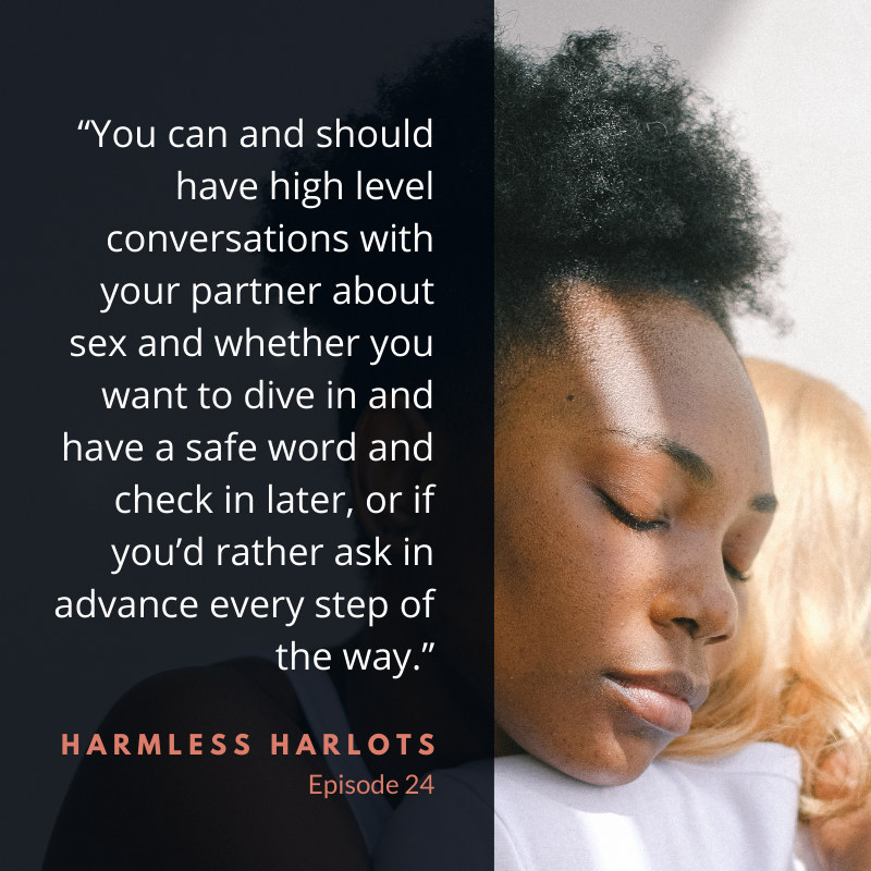 HarmlessHarlots's tweet photo. A great way to clear up uncertainties with your partner about consent is to talk about it! It can be really helpful to discuss things beforehand so that when you get into the bedroom, you can do the things that you and your partner enjoy most #harmlessharlots #polyamory https://t.co/JikrHqM4iB