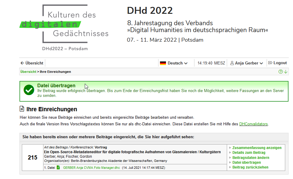 anja_g_werder's tweet image. Eingereicht ... :) #dhd2022 #metadaten #cvma #bbaw #telota #dh @telotadh @dhd2022