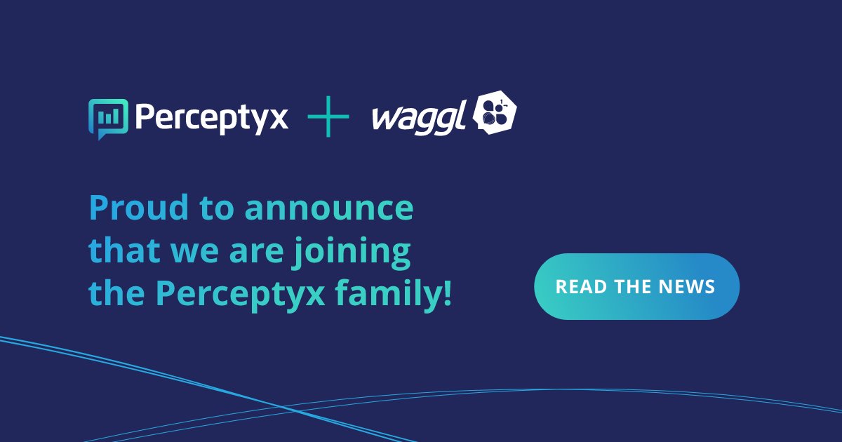 We’re thrilled to join the @Perceptyx team and combine missions to help organizations see the employee experience clearly and give every employee a voice to make their workplace better. Learn more about this exciting news: blog.perceptyx.com/news-perceptyx…