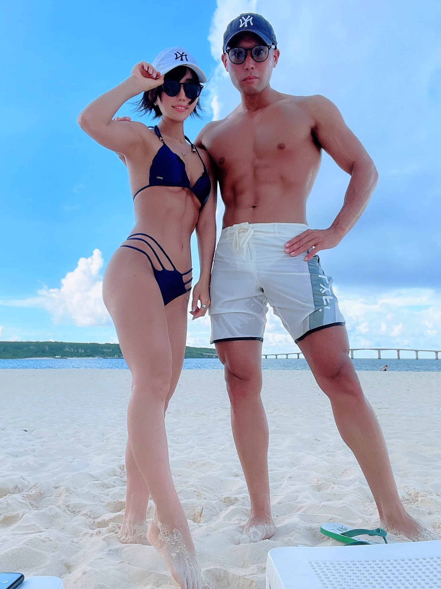 身体は未加工です。「頑張ってたつもりだった3年前の宮古島」と「本気だした今年の宮古島」の変化がすごい。