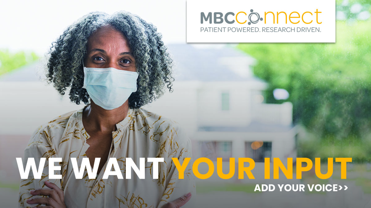 mbcalliance's tweet photo. Give your input, get matches to clinical trials for metastatic breast cancer! Join a patient-powered registry today and take surveys about your experience during the pandemic to help doctors provide better care. #REACTmbc #MBCconnect
Get started: https://t.co/tZYG1Bg1zy https://t.co/o6fNIOQ5zw