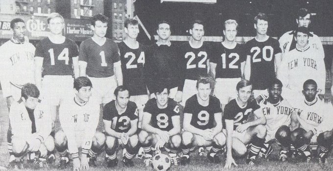 Steve1T's tweet photo. #OnThisDay in 1968 – #NewYorkGenerals ended visiting #ChicagoMustangs’ 15-game unbeaten streak w/ a 4:3 win at @yankeestadium. Michael Ash, @Argentina’s @MenottiElFlaco, @OnsOranje’s Co Prins & @fhfhaiti’s Philippe Vorbe all scored for the hosts. https://t.co/eoqqOU6IYf