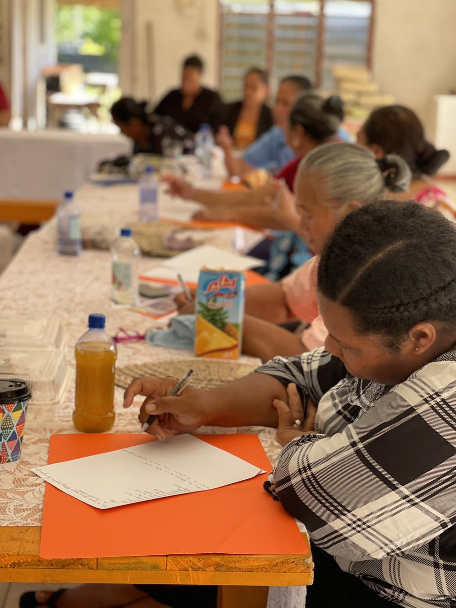 WCCC_TONGA's tweet photo. WCCC’s first ever GBV #EVAWG training Stage 1 for the women of Niua Toputapu... passionate discussions on gender inequality, power &amp; control as the root cause of VAWG....
#LeavingNoOneBehind 
#ConsciousnessAwarenessRaising 
#WCCCsUloaApproach 
#PacificPartnershipToEVAWG https://t.co/J00xDOHaJq