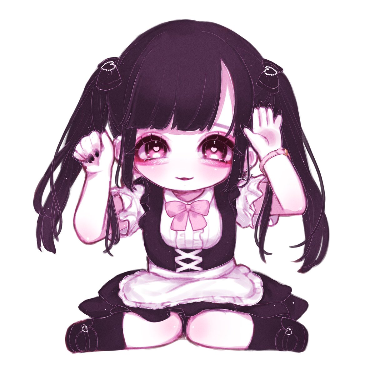 ぽめぽめらんど初のイラスト作成達成者『🎀みめろ🎀』のイラストは