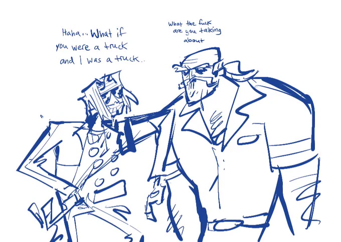 This is the shit that my brain comes up with when im tired (note: i am constantly tired) 