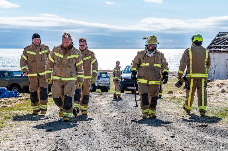 "The Fire Brigade has fire fighters of all sizes &amp; every fire fighter is unique" is true!Example, one member of the Patreksfjorour Fire Brigade is 195cm tall, size 49 boots another is 160cm, size 35 boots! "Thanks PBI for your good qualities" said David Gunnarsson, Fire Chief PFB