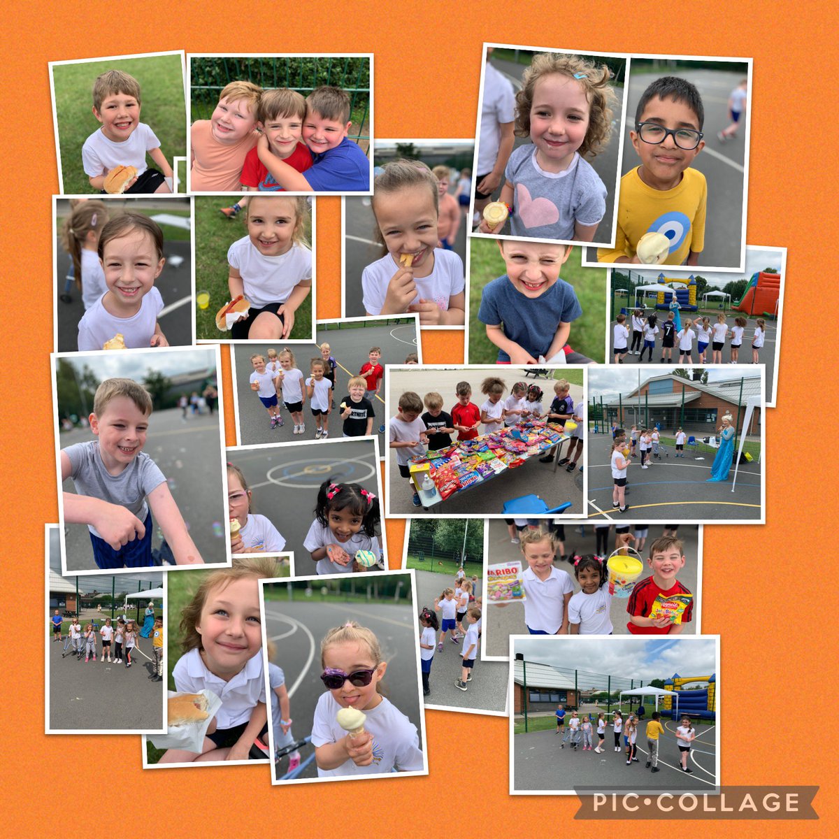 ClassFirecrest's tweet image. We had THE BEST time at #pocketpartyintheyard today! Our favourite was the bouncy castle but we  all loved the food and games too! 🤩