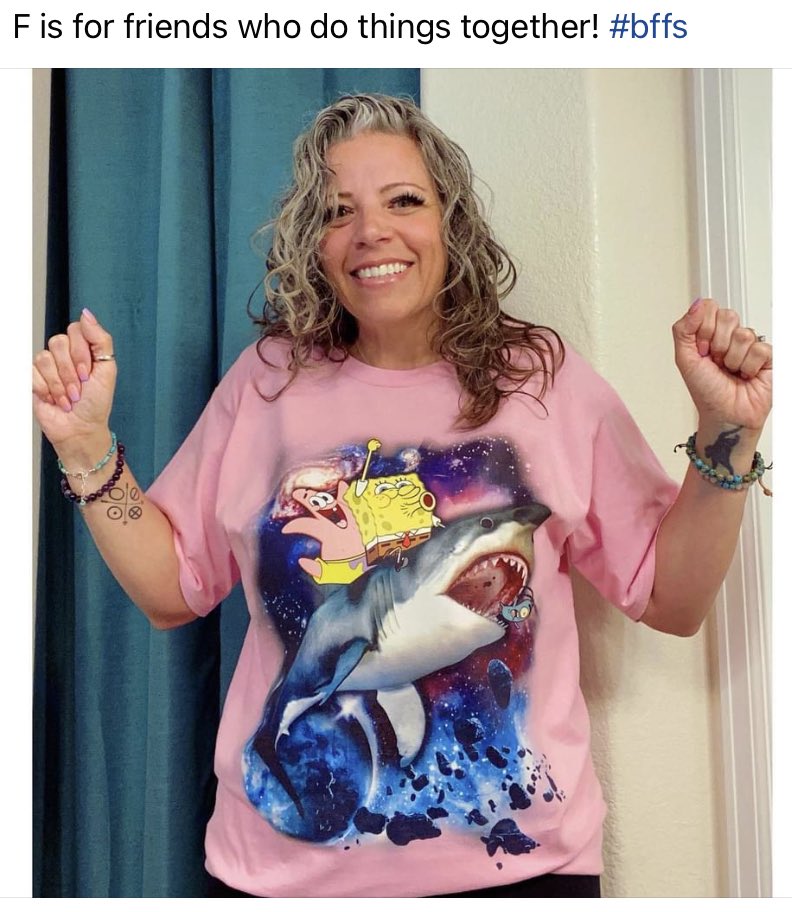 Spongebob AND a shark?! What could be better?<a href="/SharkWeek/">Shark Week</a> <a href="/Discovery/">Discovery</a> <a href="/chrisdcomedy/">Chris Distefano</a> <a href="/RealBenBailey/">Comedian Ben Bailey 🚕 aka Cash Cab Guy</a> <a href="/ABC4EXPLORE/">Andy Casagrande 🔥🦈🔥</a> <a href="/PauldeGelder/">Paul de Gelder</a> <a href="/SalVulcano/">Sal Vulcano</a> <a href="/DickieChivell/">Dickie Chivell</a>