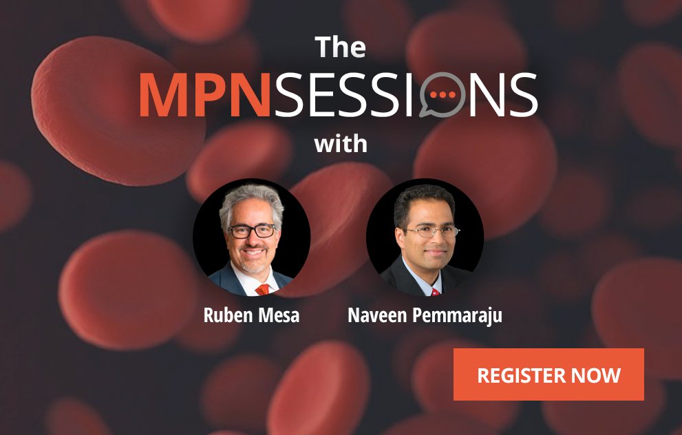 VJHemOnc's tweet photo. 🚨 The post-EHA session on MPNs is tomorrow! 🚨
It’s not too late to catch up on key updates from #EHA21 w/ Ruben Mesa (@mpdrc) & Naveen Pemmaraju (@doctorpemm) 💉💊
Register now: https://t.co/7OQ9PSC99T
⏰ 7pm CEST/6pm BST/1pm EDT
@VJHemOnc #VJSessions #MPNSession #MPNsm https://t.co/wgkQbcY5i7