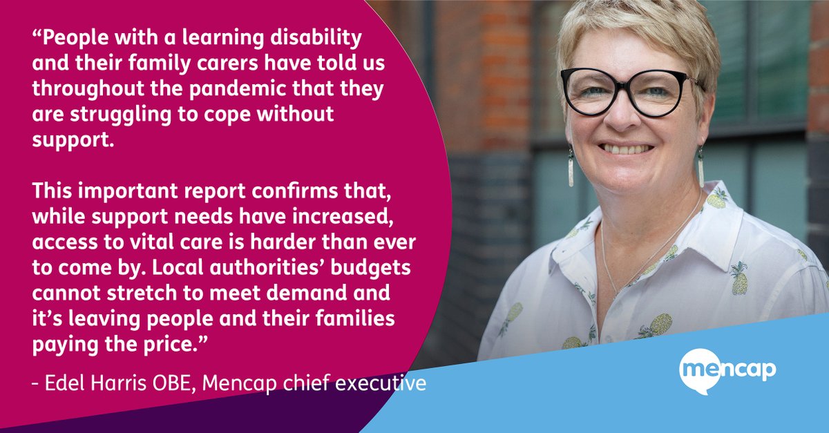 mencap_charity's tweet photo. The annual #SpringSurvey from @1adass shows hundreds of thousands of people have been left at risk waiting for vital #SocialCare. 😔

People with a #LearningDisability have faced the biggest increase in care charges. 📈

Families shouldn't pay the price for the #SocialCareCrisis. https://t.co/ue7KcyIpxM