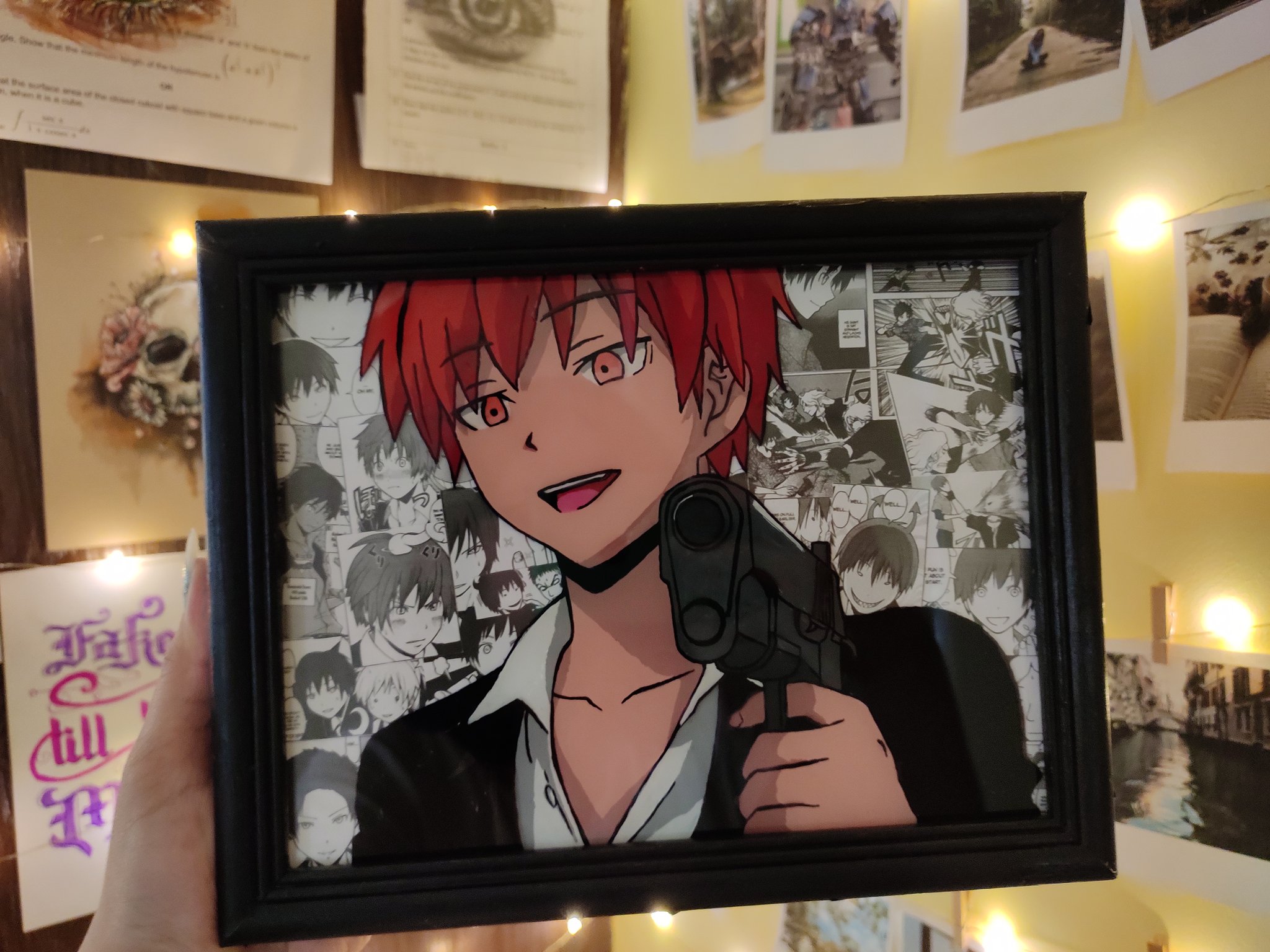 Vidhi I Tried Glass Painting For The First Time 3 Karma Akabane For Assassination Classroom I Really Like How It Turned Out D Anime Assassinationclassroom Animedrawing Animefanart T Co Gjpo1pvwov Twitter