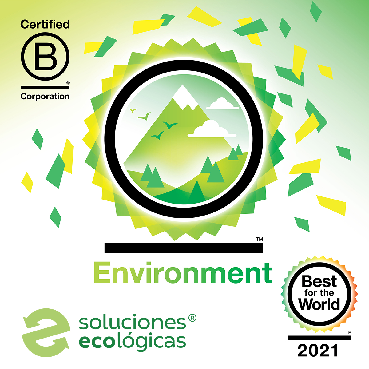 ¡Hemos sido reconocidos como #BFTW2021!⁣
Del total de 4.000 empresas B certificadas de todo el mundo, ¡Soluciones Ecológicas está en el top 5% en el área de impacto ambiental!⁣ 
Felices de ser una de las Best for the World™ 2021⁣
#BestForTheWorld <a href="/SistemaB_PY/">Sistema B Paraguay</a>