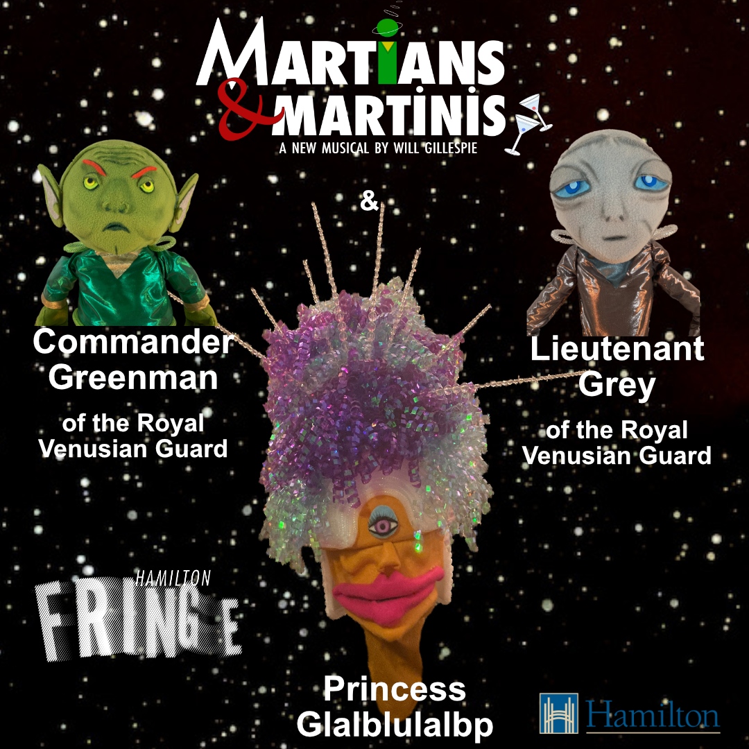 ChasingShadow16's tweet image. The PUPPETS of #Martians&amp;amp;Martinis created by Susan Robinson. Watch online at hamiltonfringe.ca July 15-25th, 2021 @hamontfringe #hamontfringe #hamont #hamfringe #hamonttheatre #hamontfringe2021