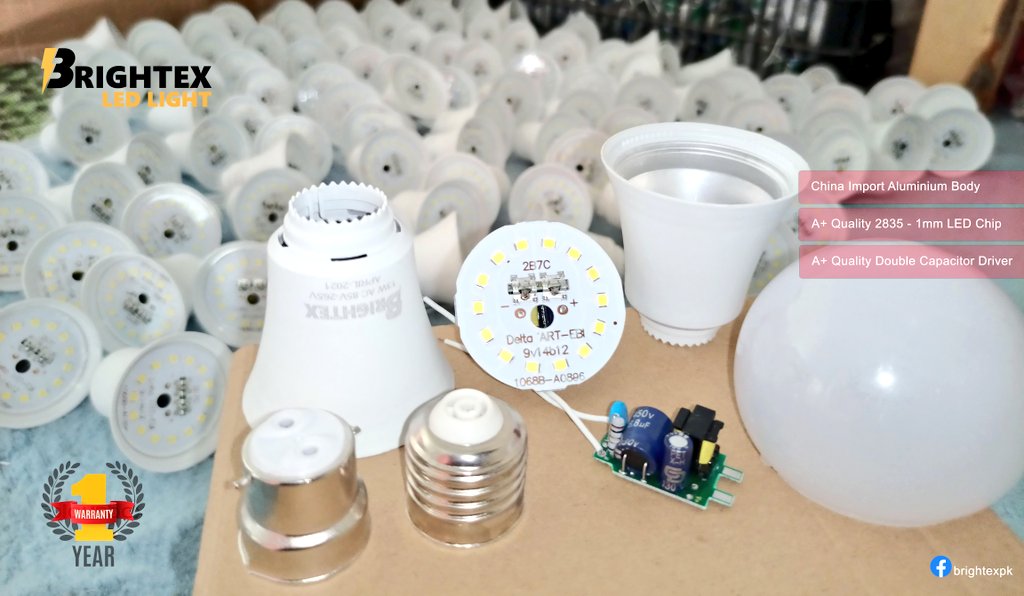 saqibtech's tweet photo. Brightex LED Light
#brightex #brightexled #brightexpk #ledlight #ledbulb #ledlighting #ledskd #skd #Pakistan https://t.co/FnssfML8VH