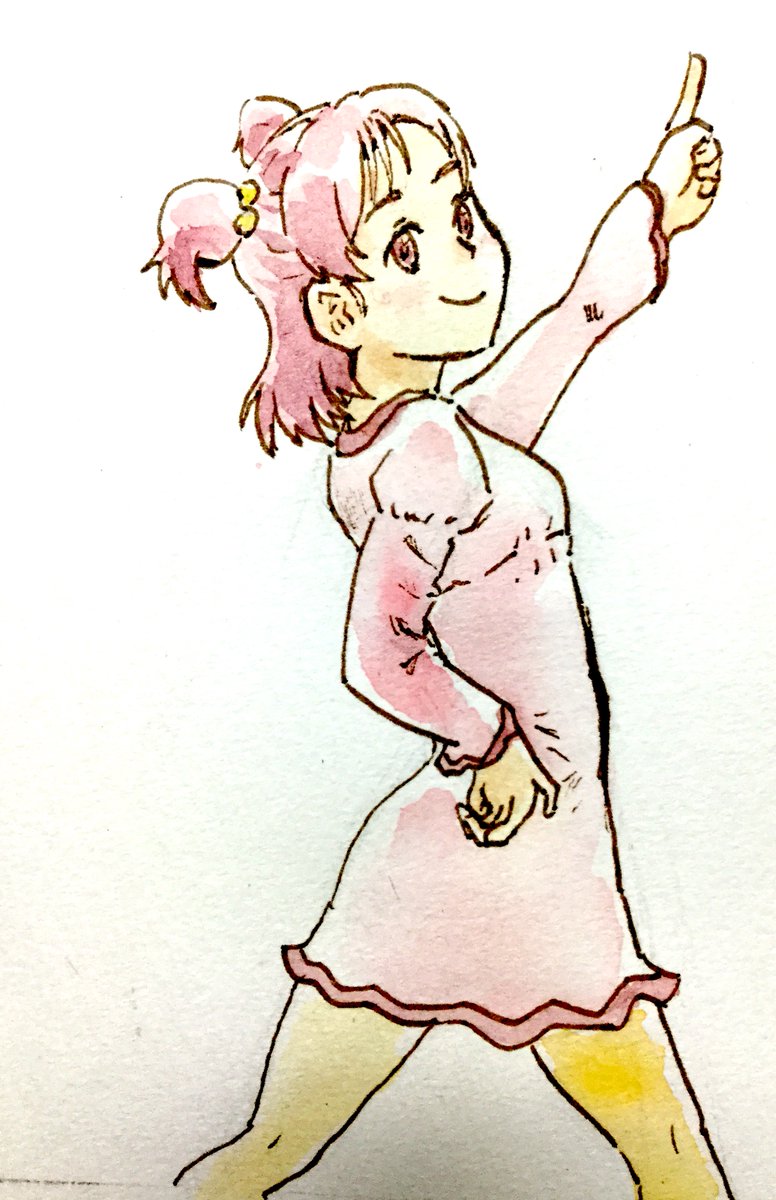 のぞみさんを描きました けって い ろくろおのイラスト