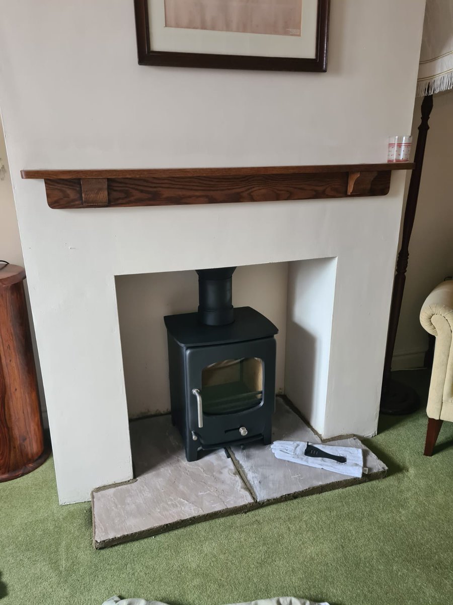 SkiptonStoves's tweet image. Installation of a @Ekol_Saltfire ST X4 Multi-fuel stove for a fabulous customer! included laying new Riven stone flag hearth. #weinstall #hetasregistered #multifuelstove #SaltFire #skiptonstovesandranges #getwinterready
Call to book a survey, start your own stove adventure today!