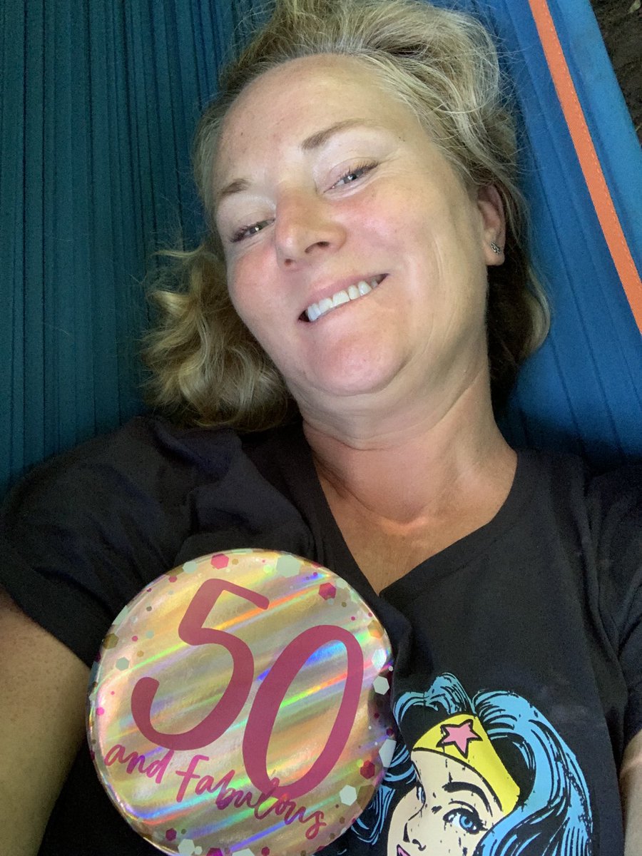 50 today #halfwayto100 and in my favourite place 😘