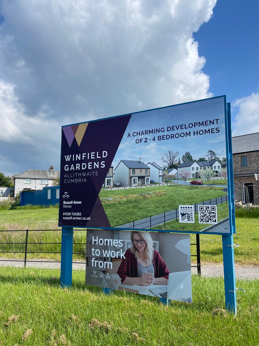 WINFIELD GARDENS - SOLD OUT! We are pleased to announce Winfield gardens, Allithwaite has now officially sold out. We can't wait to see the community of our lovely customers enjoy their new home. #allithwaite #cumbria #community #newhome #newbuild #russellarmerhomes