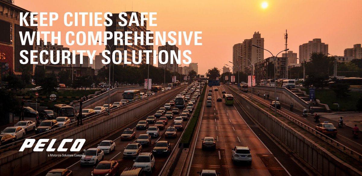 pelcovideo's tweet photo. #Pelco by @MotoSolutions builds innovative technologies to keep you safe! Our panomersive #VideoSecurity cameras equip operators with better decision making capabilities for maximum traffic safety. Learn more here: https://t.co/VKVBvTvB9I https://t.co/209Cdx8zMZ